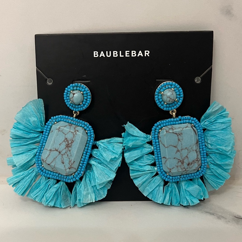 BaubleBar Turquoise Ambrosia Drop Earrings